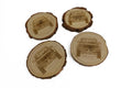 6th Gen Wood Coaster Set for Bronco Owners