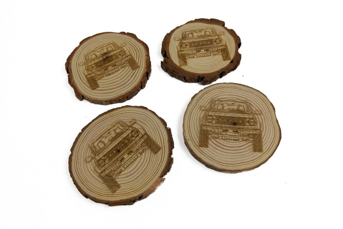6th Gen Wood Coaster Set for Bronco Owners