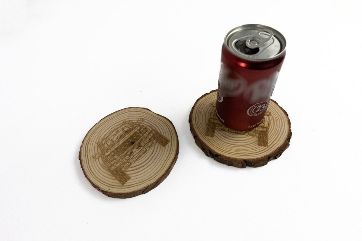 6th Gen Wood Coaster Set for Bronco Owners