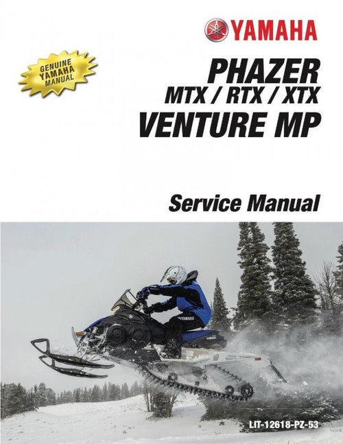 2014-2018 Yamaha Phazer / Venture MP Snowmobile Service Repair Manual