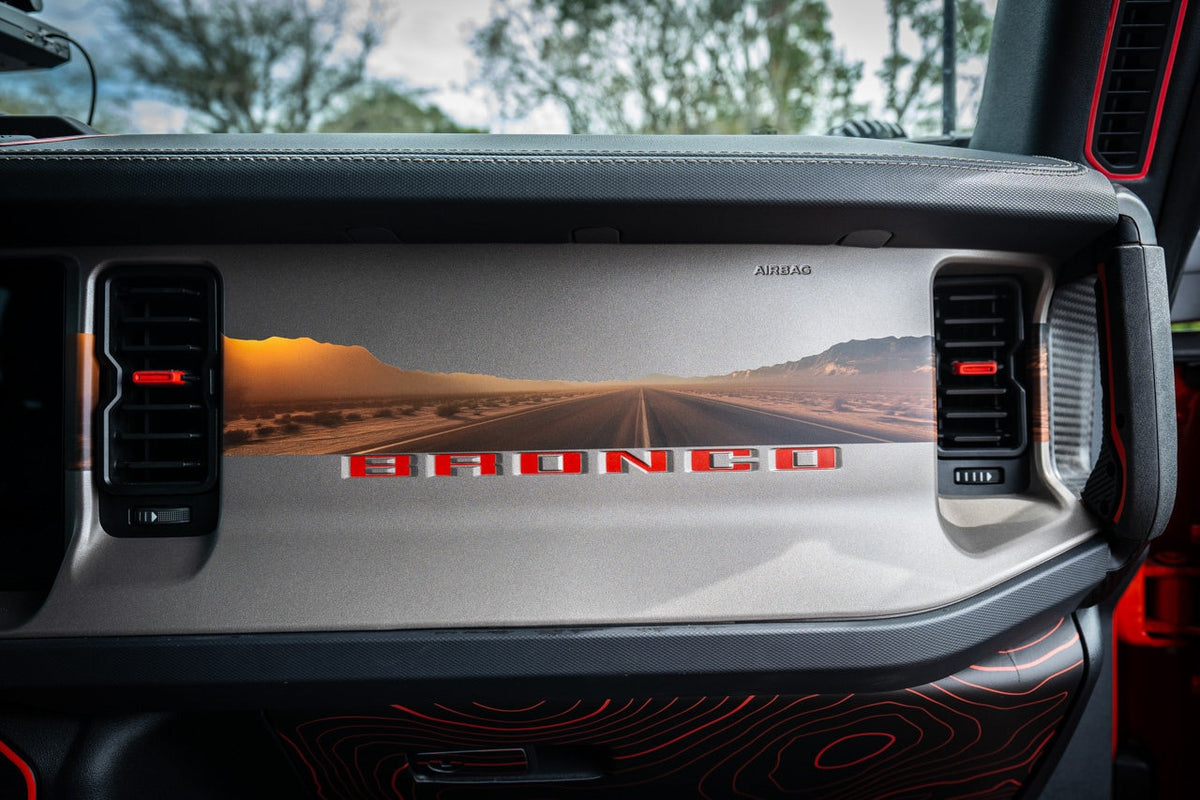 2021+ Bronco Infinity Landscape Dash Overlays 2022 2023 2024 2025