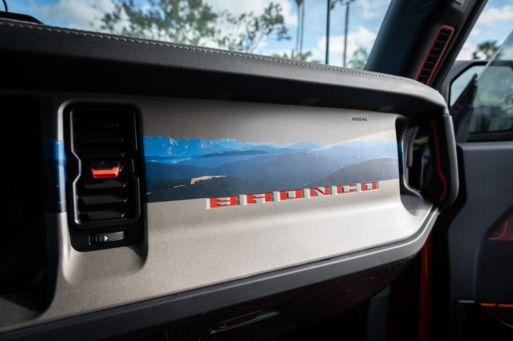 2021+ Bronco Infinity Landscape Dash Overlays 2022 2023 2024 2025