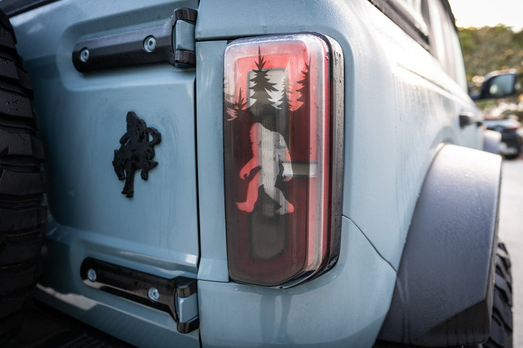 Bronco Buckquatch Acrylic Tailgate Emblem for 2021 2022 2023 2024