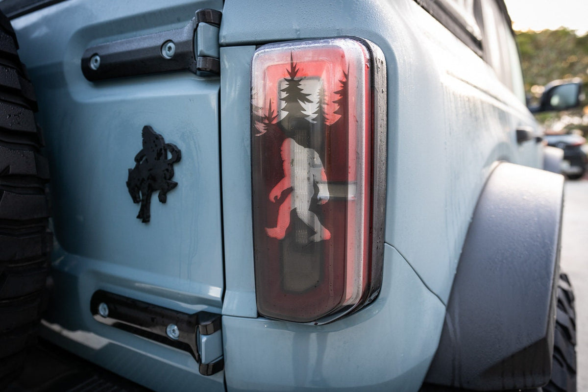 Bronco Buckquatch Acrylic Tailgate Emblem for 2021 2022 2023 2024