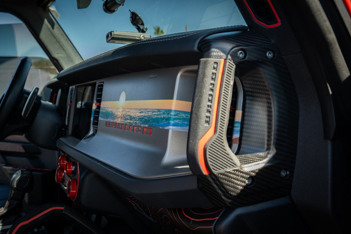 2021+ Bronco Infinity Landscape Dash Overlays Version 2