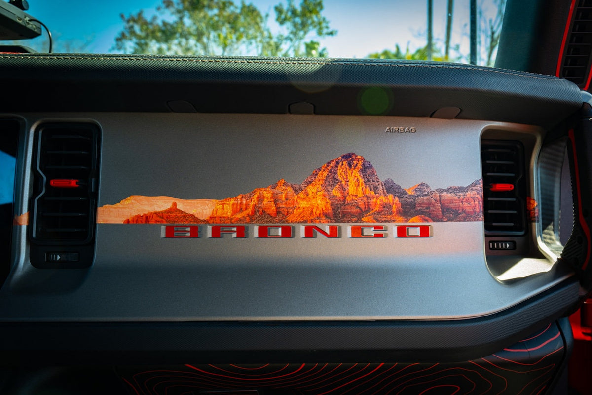 2021+ Bronco Infinity Landscape Dash Overlays Version 2