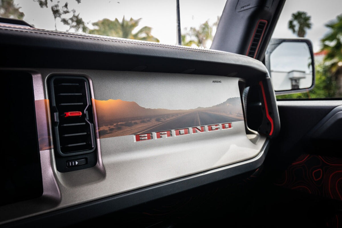 2021+ Bronco Infinity Landscape Dash Overlays 2022 2023 2024 2025