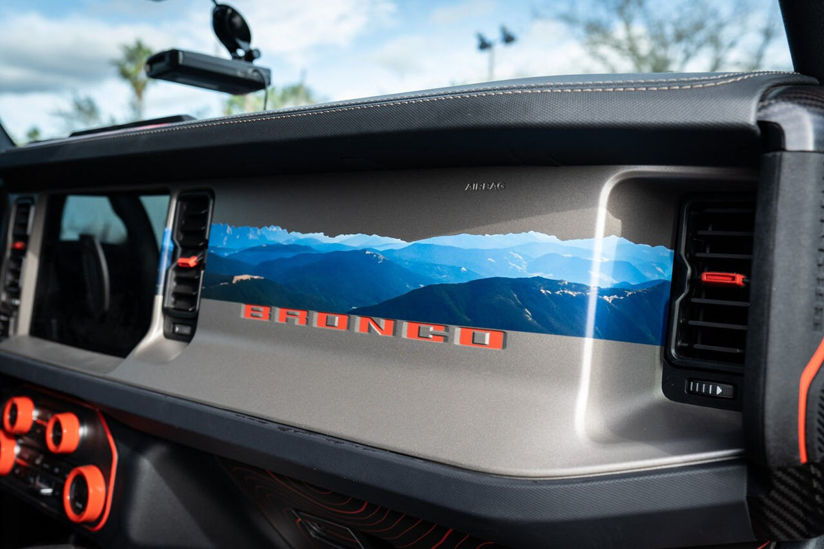 2021+ Bronco Infinity Landscape Dash Overlays 2022 2023 2024 2025