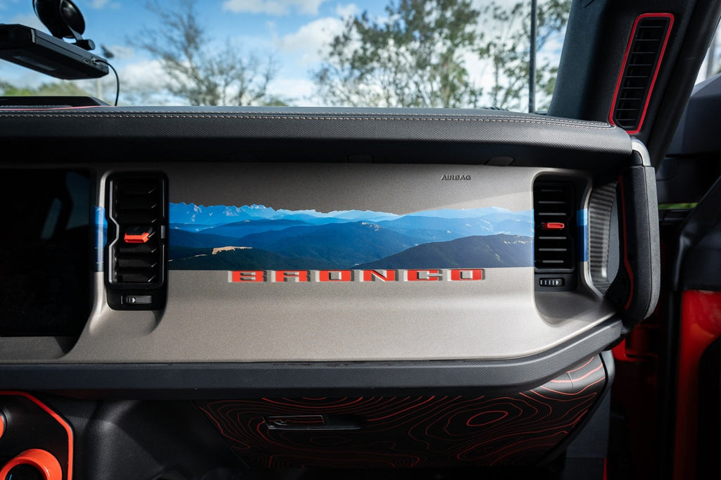 2021+ Bronco Infinity Landscape Dash Overlays 2022 2023 2024 2025