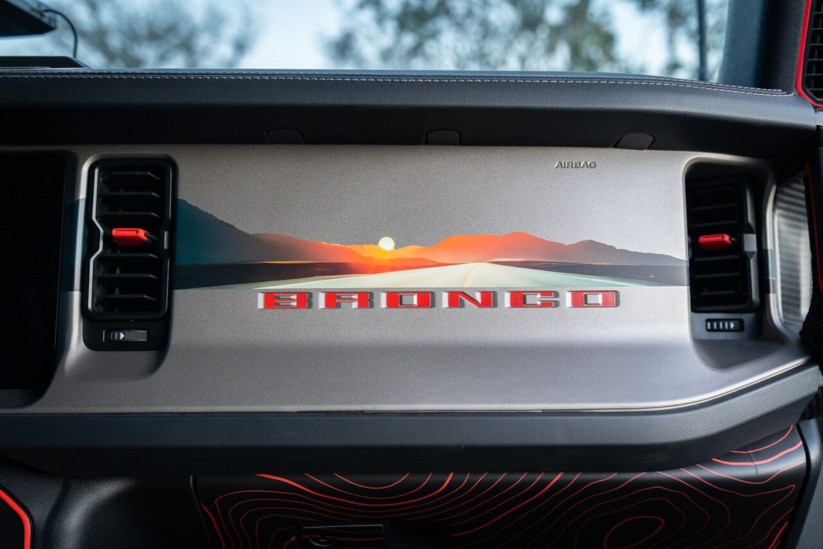 2021+ Bronco Infinity Landscape Dash Overlays 2022 2023 2024 2025