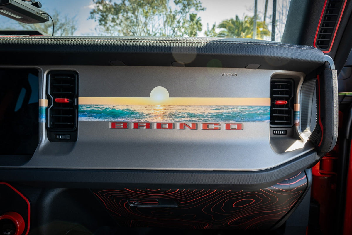 2021+ Bronco Infinity Landscape Dash Overlays Version 2