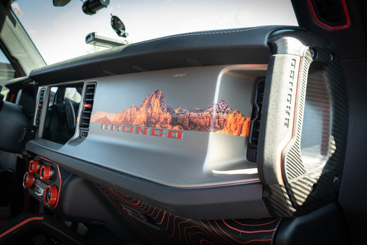 2021+ Bronco Infinity Landscape Dash Overlays Version 2