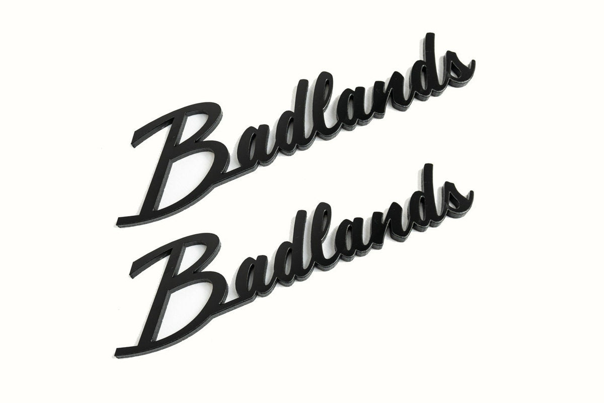 Acrylic Fender Emblems for Ford Bronco (Badlands, Florida, Texas, Moab)  2021 2022 2023