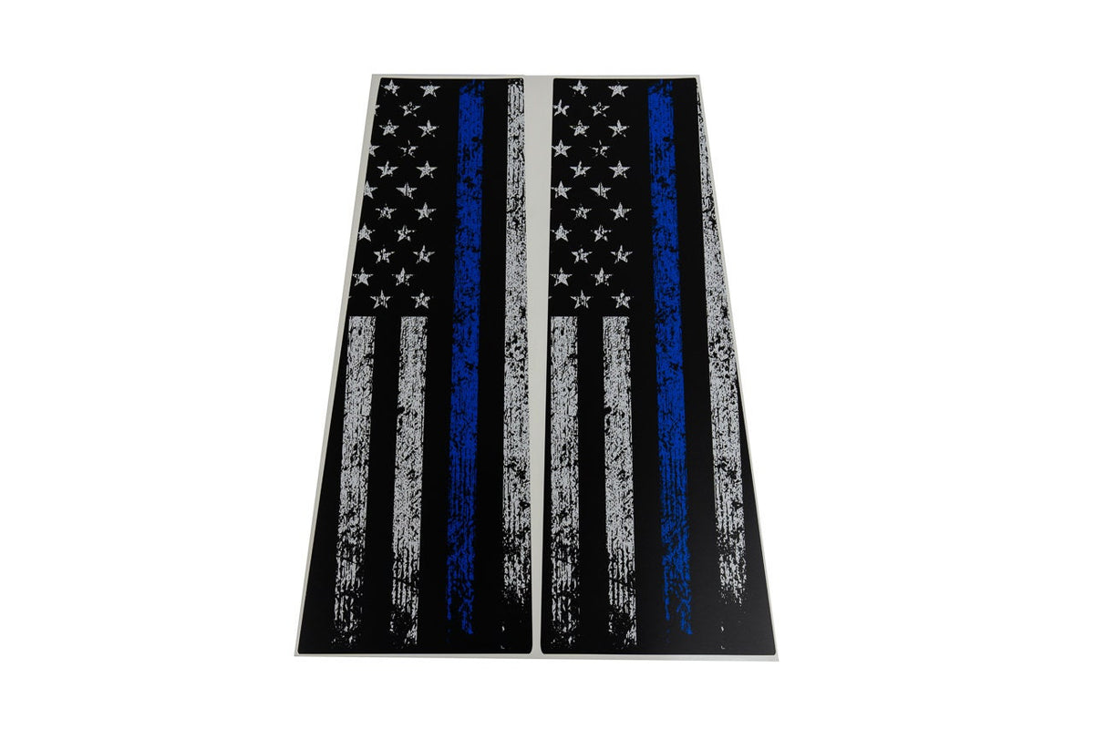 2021+ Bronco American Flag Design B Pillar Protection Overlays 4 Door 2022 2023