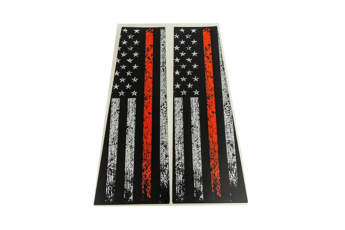 2021+ Bronco American Flag Design B Pillar Protection Overlays 4 Door 2022 2023