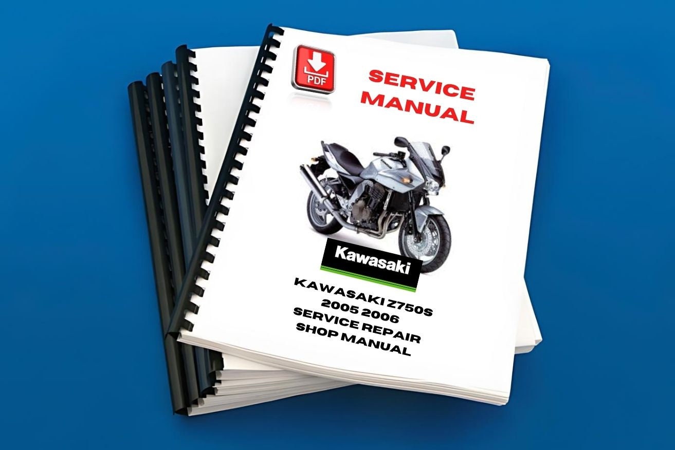 Kawasaki Z750s 2005 2006 Service Manual