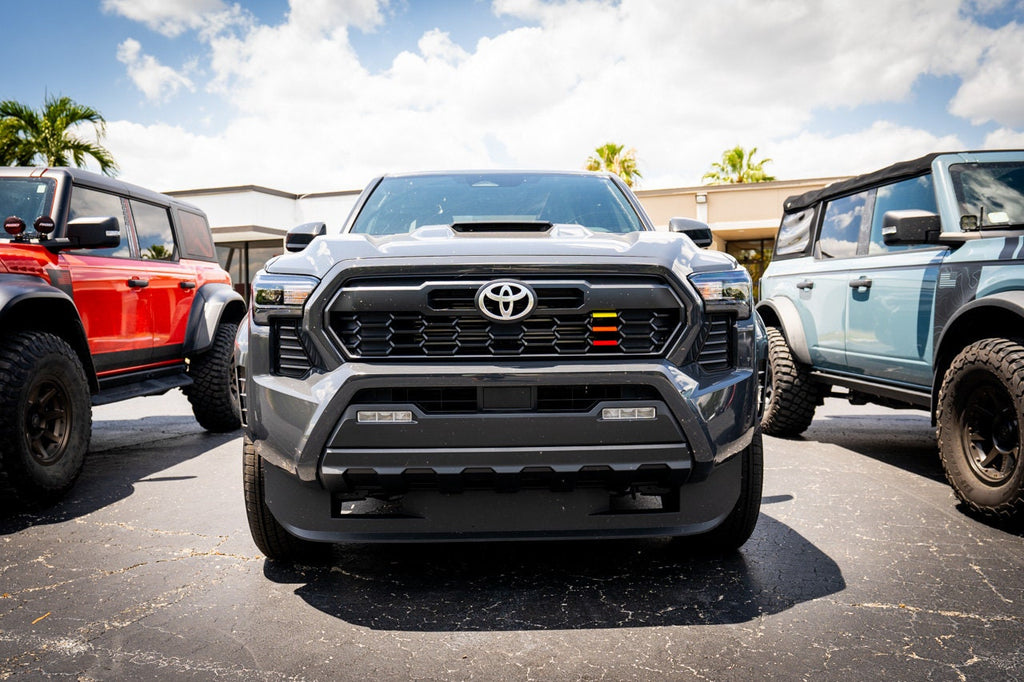 2024 Toyota Tacoma 4th Gen Heritage Grille Tri Bar Overlays