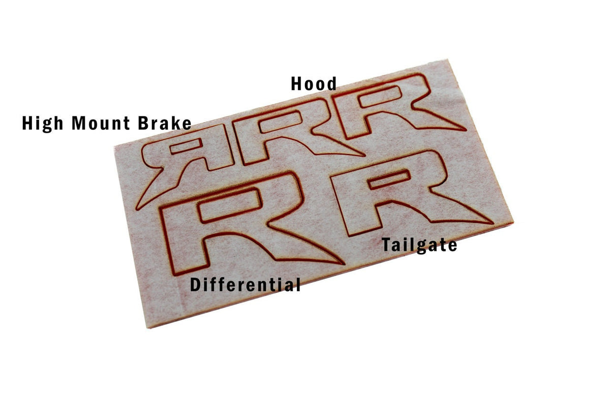 R Acrylic Inlays for 2022+ Bronco Raptor