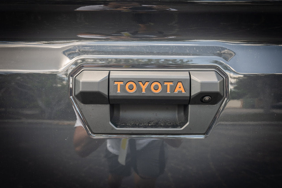 2024 Toyota Tacoma 4th Gen Tailgate Handle Letters Stickers Decals Emblem Logo