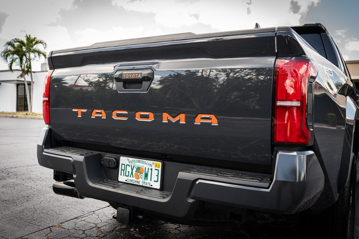 2024 Toyota Tacoma 4th Gen Tailgate Handle Letters Stickers Decals Emblem Logo
