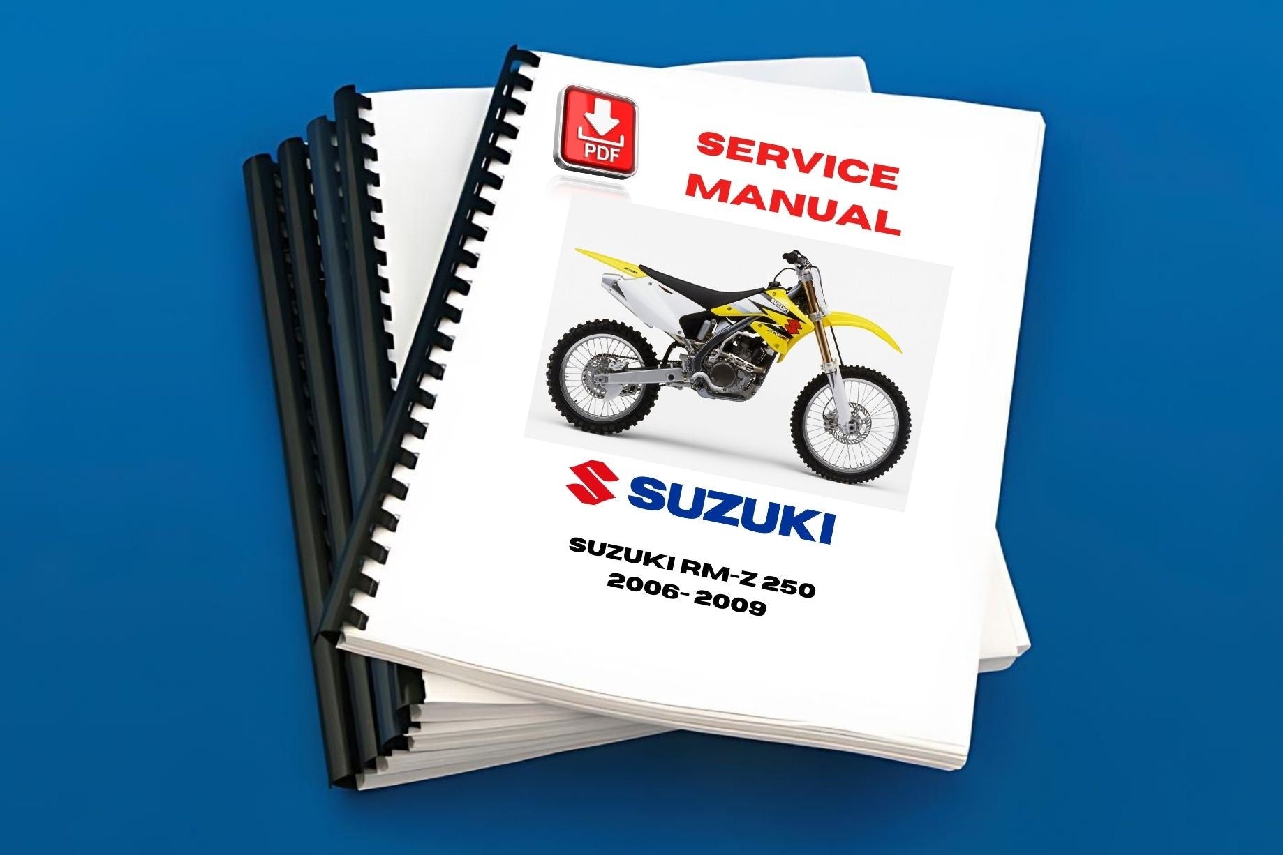 Suzuki Rmz250 Rmz 250 2005 2006 2007 2008 2009 Service Manual