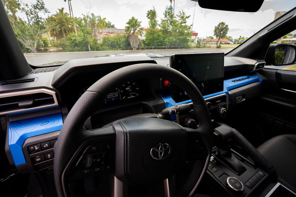 2024 Toyota Tacoma 4th Gen Topographic Map Dash Overlays 2025