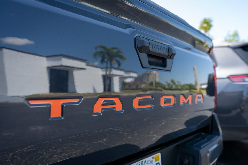 2024 Toyota Tacoma 4th Gen Tailgate Letters Stickers Decals Emblem Logo