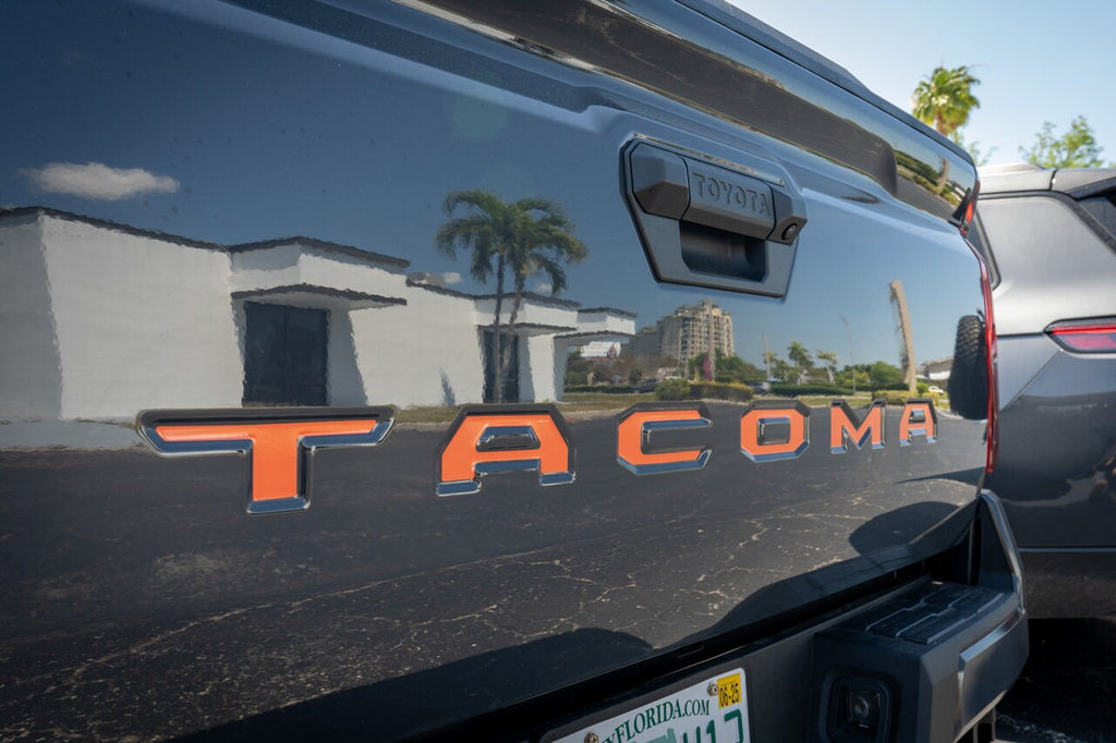2024 Toyota Tacoma 4th Gen Tailgate Letters Stickers Decals Emblem Logo