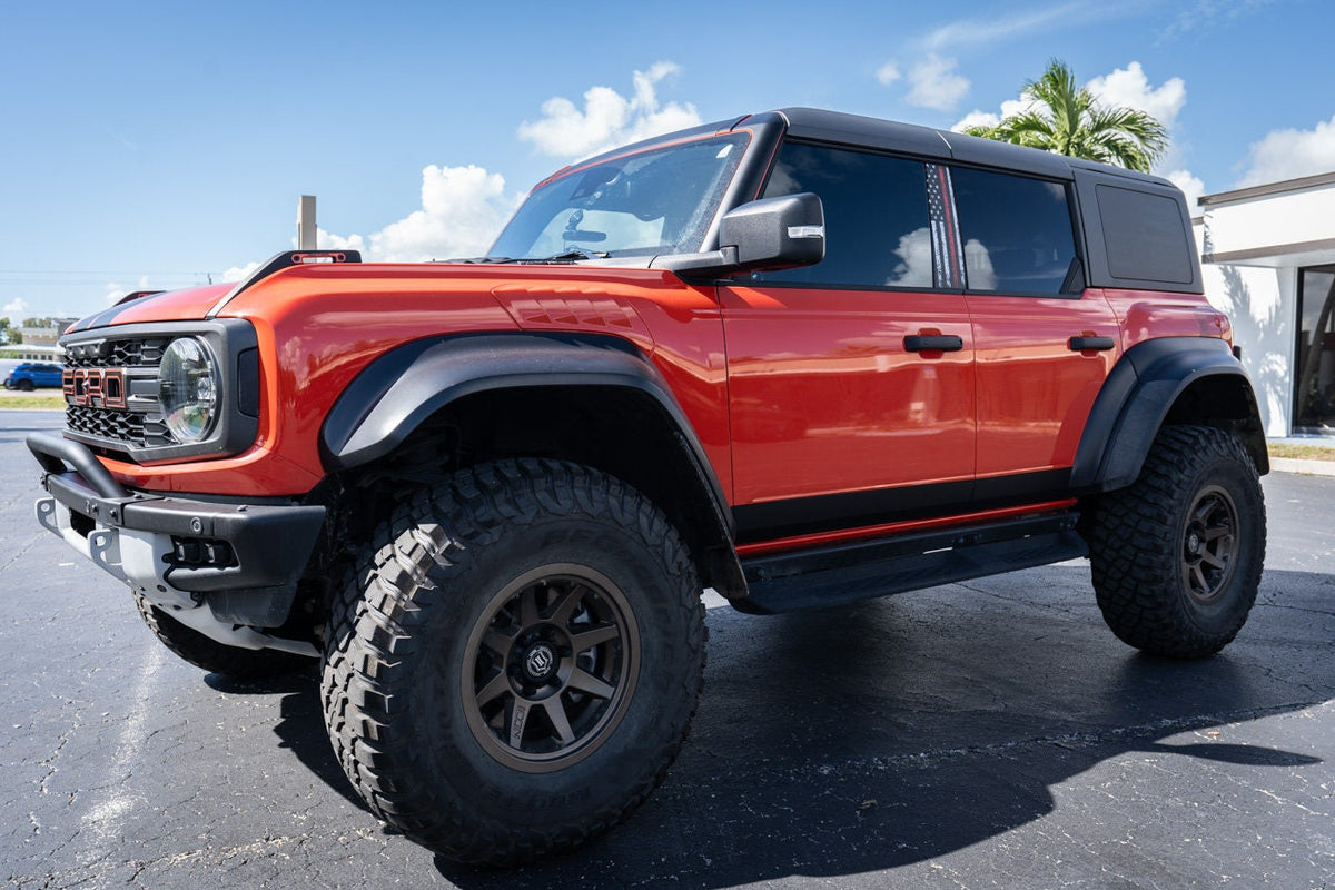 2021+ Bronco American Flag Design B Pillar Protection Overlays 4 Door 2022 2023