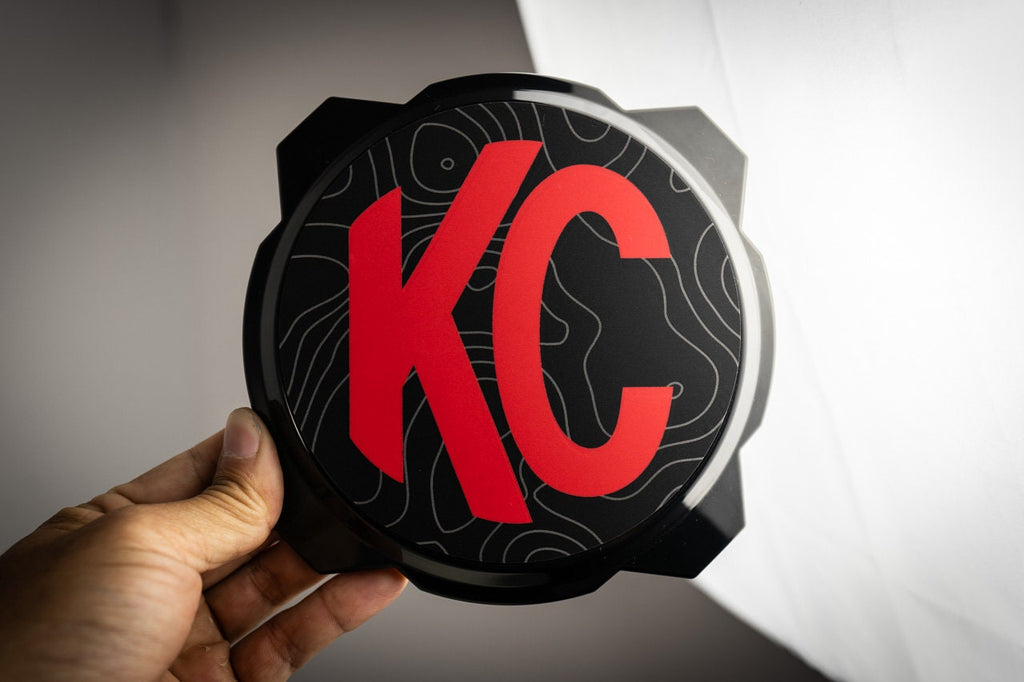 KC HiLites Pro6 Titan Gravity Topographic Map Light Cover Overlays