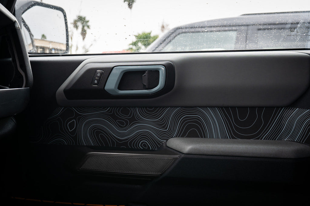 2021+ Bronco Interior Door Handle Overlays - Pair