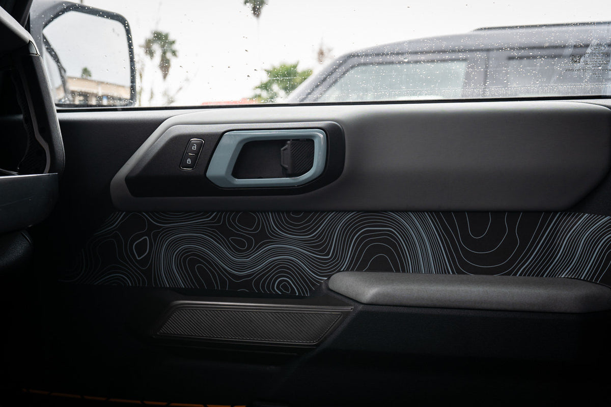 2021+ Bronco Interior Door Handle Overlays - Pair