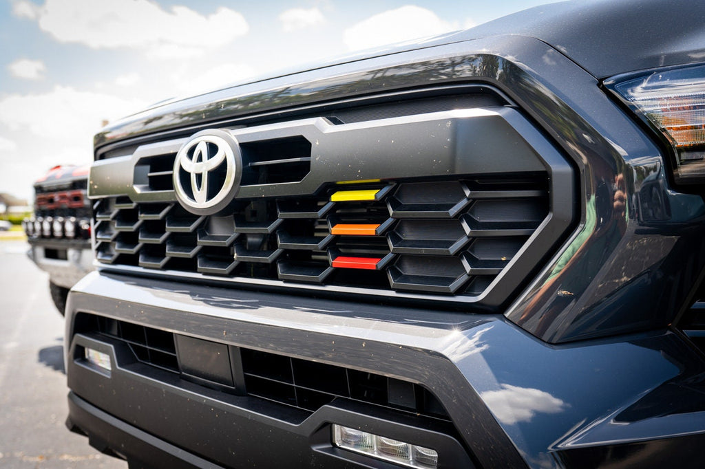 2024 Toyota Tacoma 4th Gen Heritage Grille Tri Bar Overlays