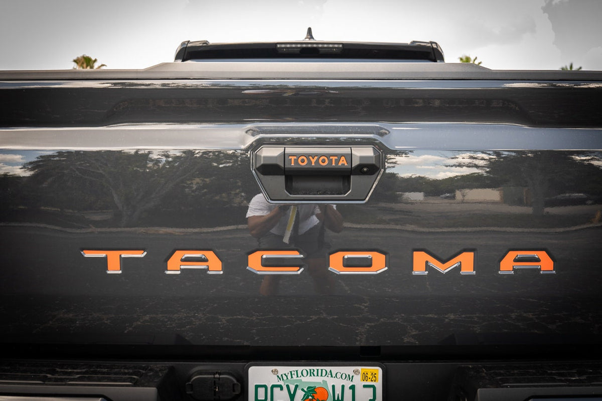 2024 Toyota Tacoma 4th Gen Tailgate Handle Letters Stickers Decals Emblem Logo