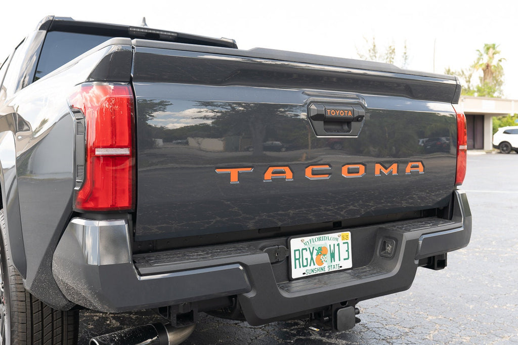 2024 Toyota Tacoma 4th Gen Tailgate Handle Letters Stickers Decals Emblem Logo