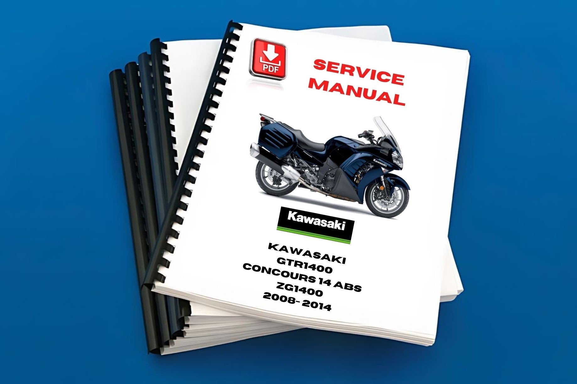 Kawasaki Concours 14 2008 2009 2010 2011 2012 2013 Service Repair Shop Manual