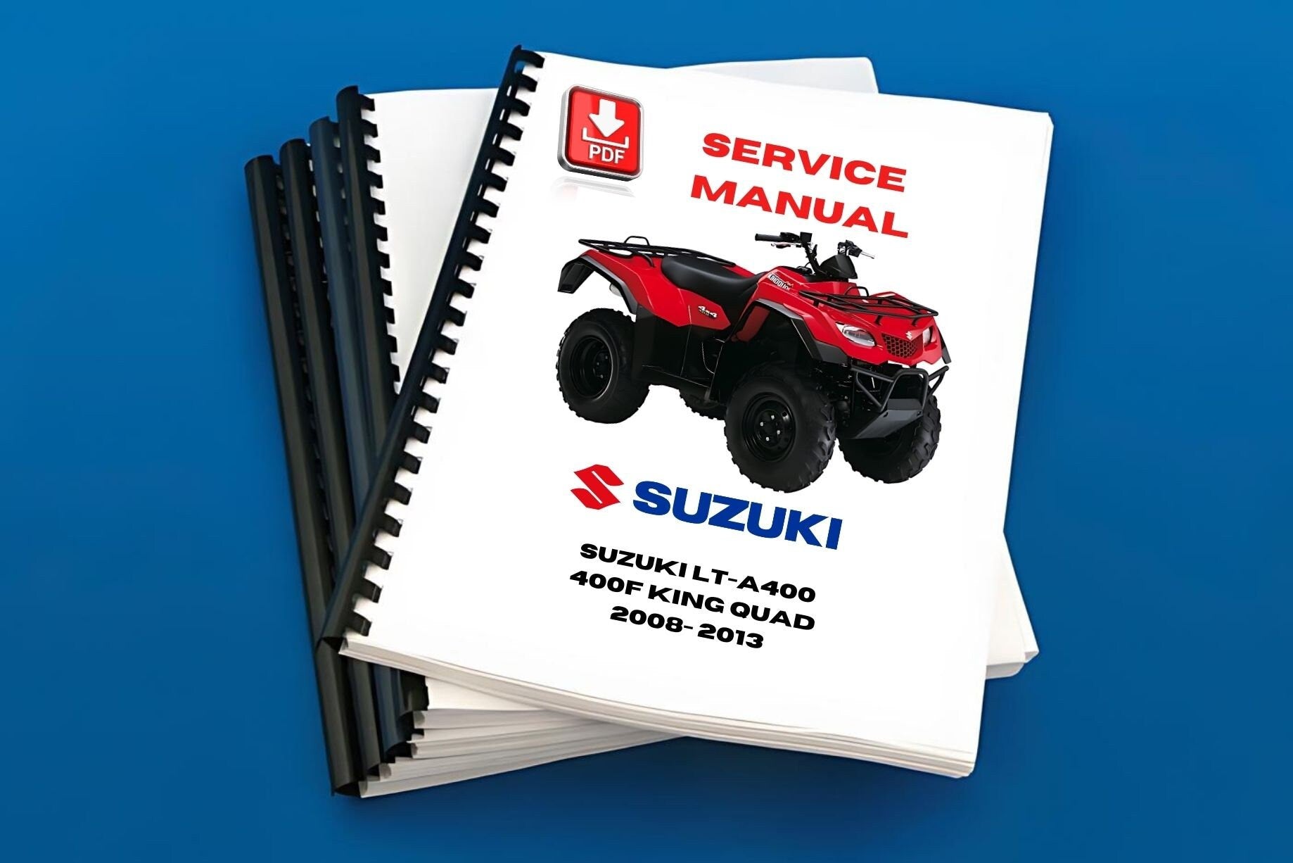 Suzuki Lta400 King Quad 400 2008 2009 2010 2011 2012 Service Repair Shop Manual
