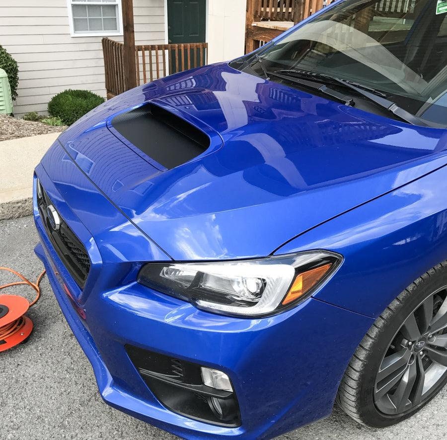 2015-2021 Subaru WRX STI 3D Carbon Hood Scoop Overlay