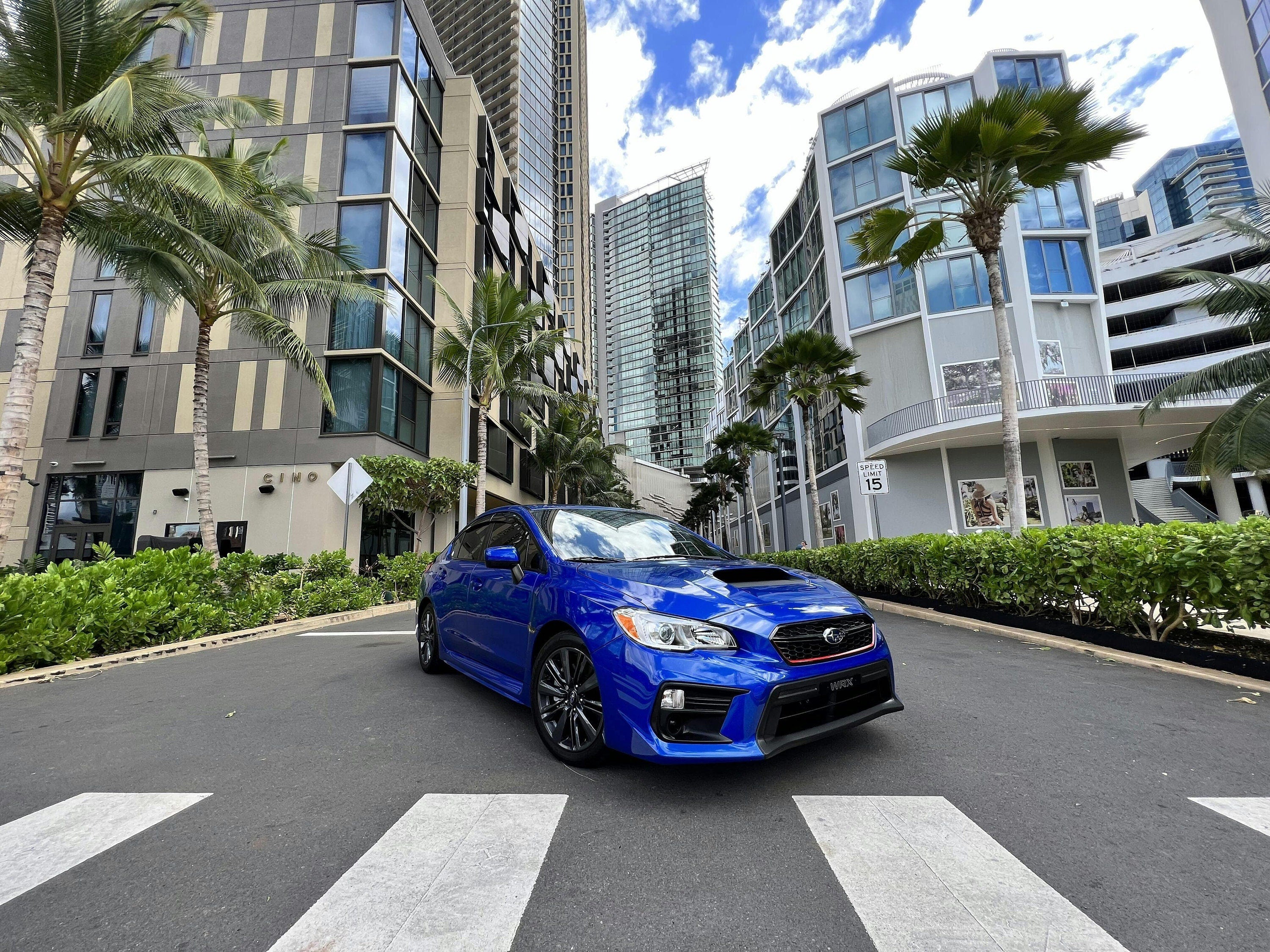 2015-2021 Subaru WRX STI 3D Carbon Hood Scoop Overlay