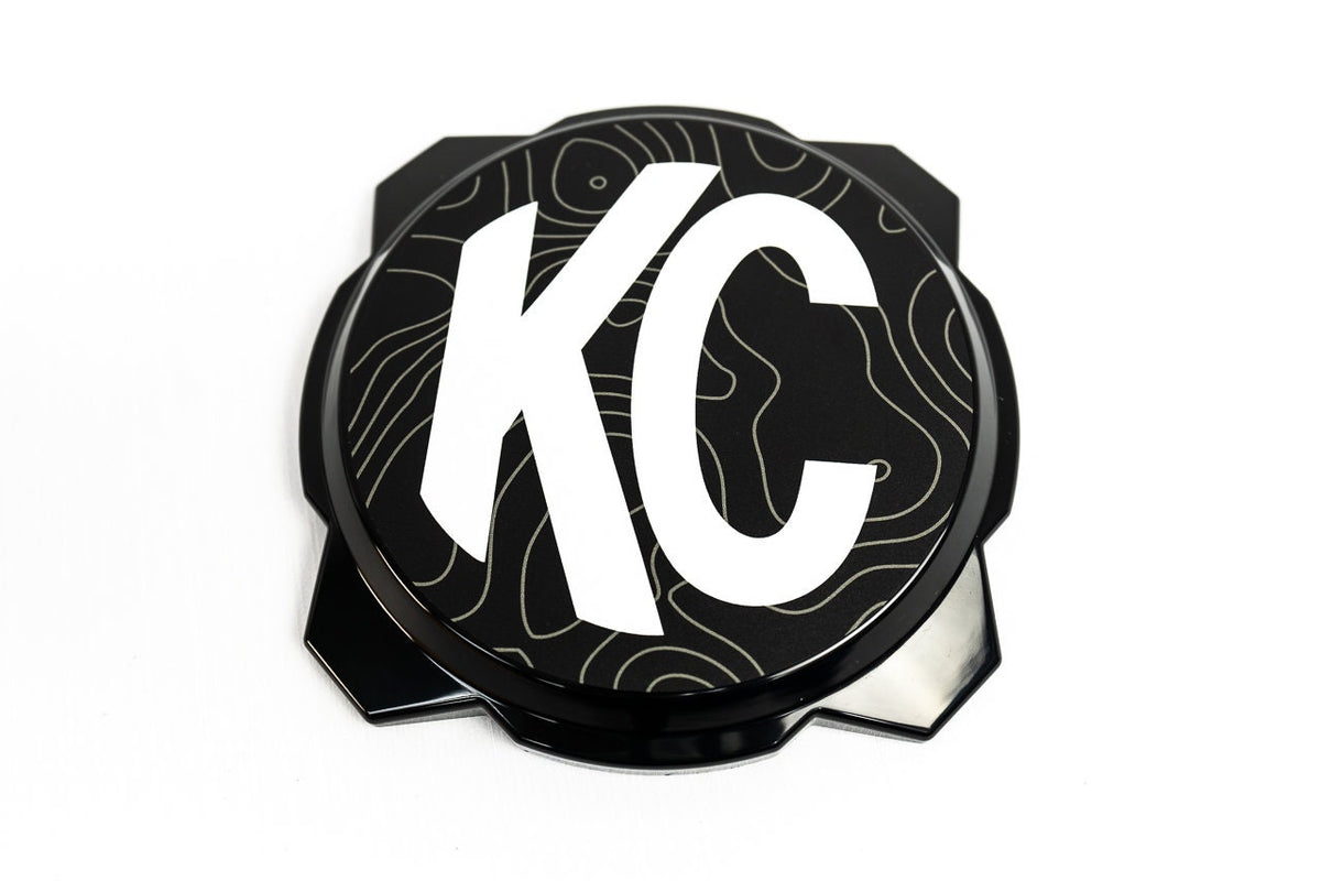 KC HiLites Pro6 Titan Gravity Topographic Map Light Cover Overlays