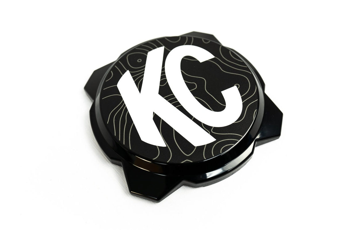 KC HiLites Pro6 Titan Gravity Topographic Map Light Cover Overlays