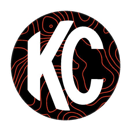 KC HiLites Pro6 Titan Gravity Topographic Map Light Cover Overlays