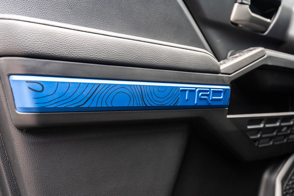 2025 Toyota 4Runner 6th Gen Topographic Map Door Overlays