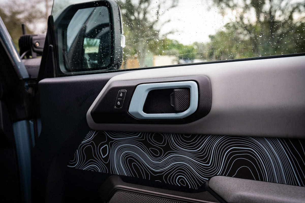 2021+ Bronco Interior Door Handle Overlays - Pair