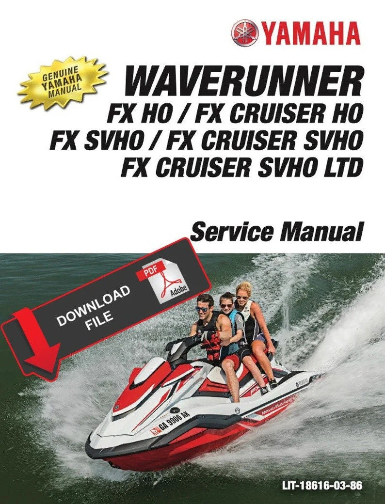 Yamaha FX Cruiser HO SVHO 1800 Service Manual 2019-2022