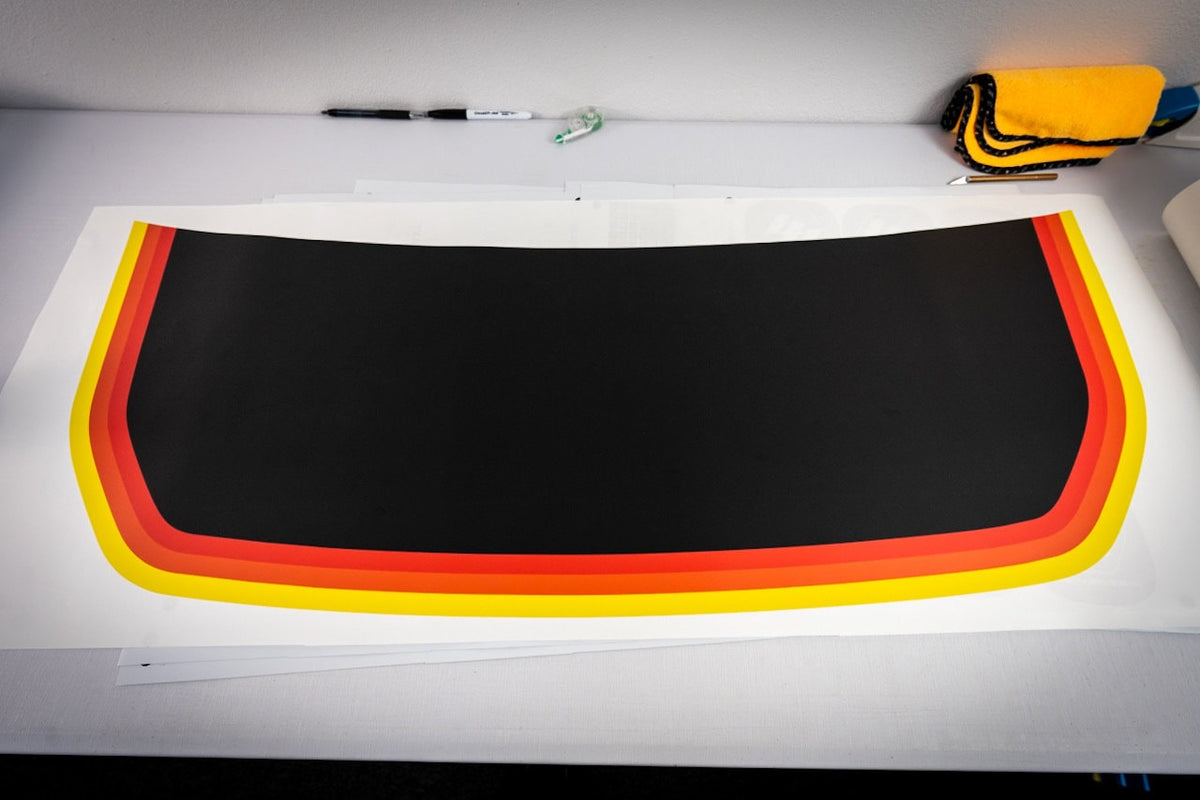 Retro 2021+ Ford Bronco Hood Overlay for 2021 2022 2023