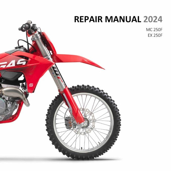 2024 Gas Gas MC 250F - EX 250F Repair Manual