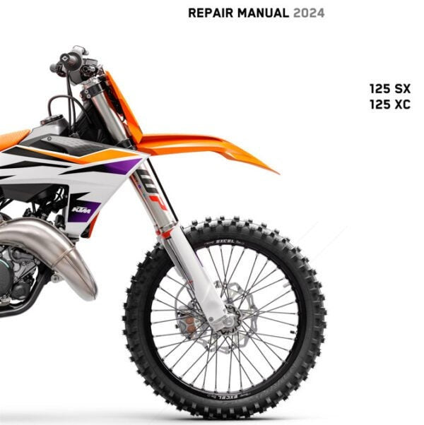 2024 KTM 125 SX XC Repair Manual