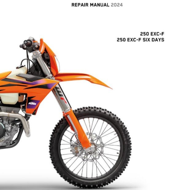 2024 KTM 250 EXC-F Repair Manual