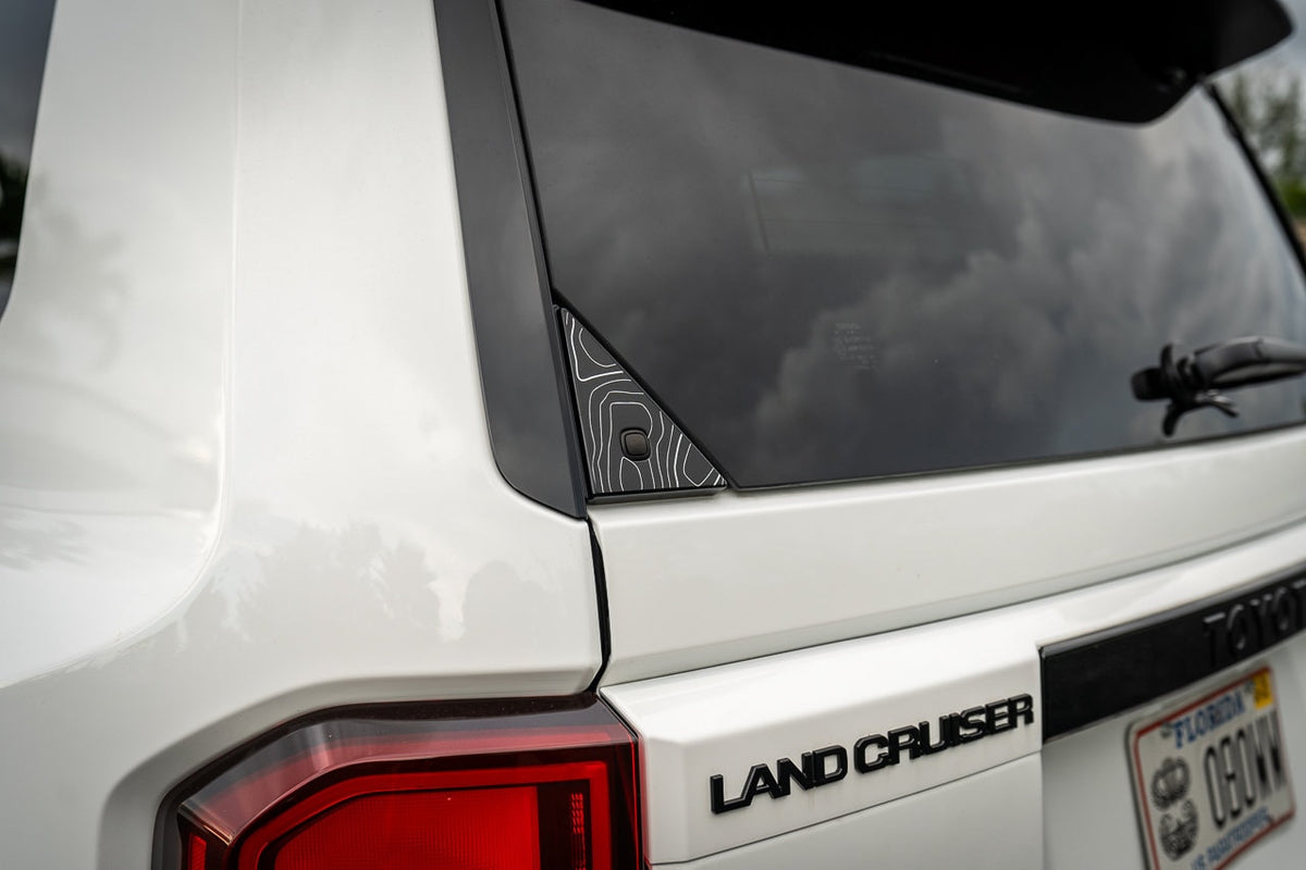 2024 Toyota Land Cruiser Topo Rear Glass Button Trim Overlay 2025